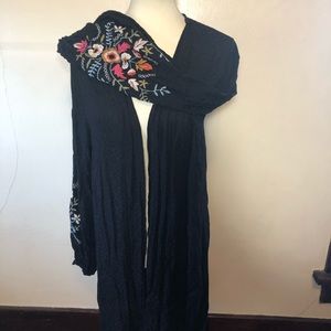 Embroidered Duster